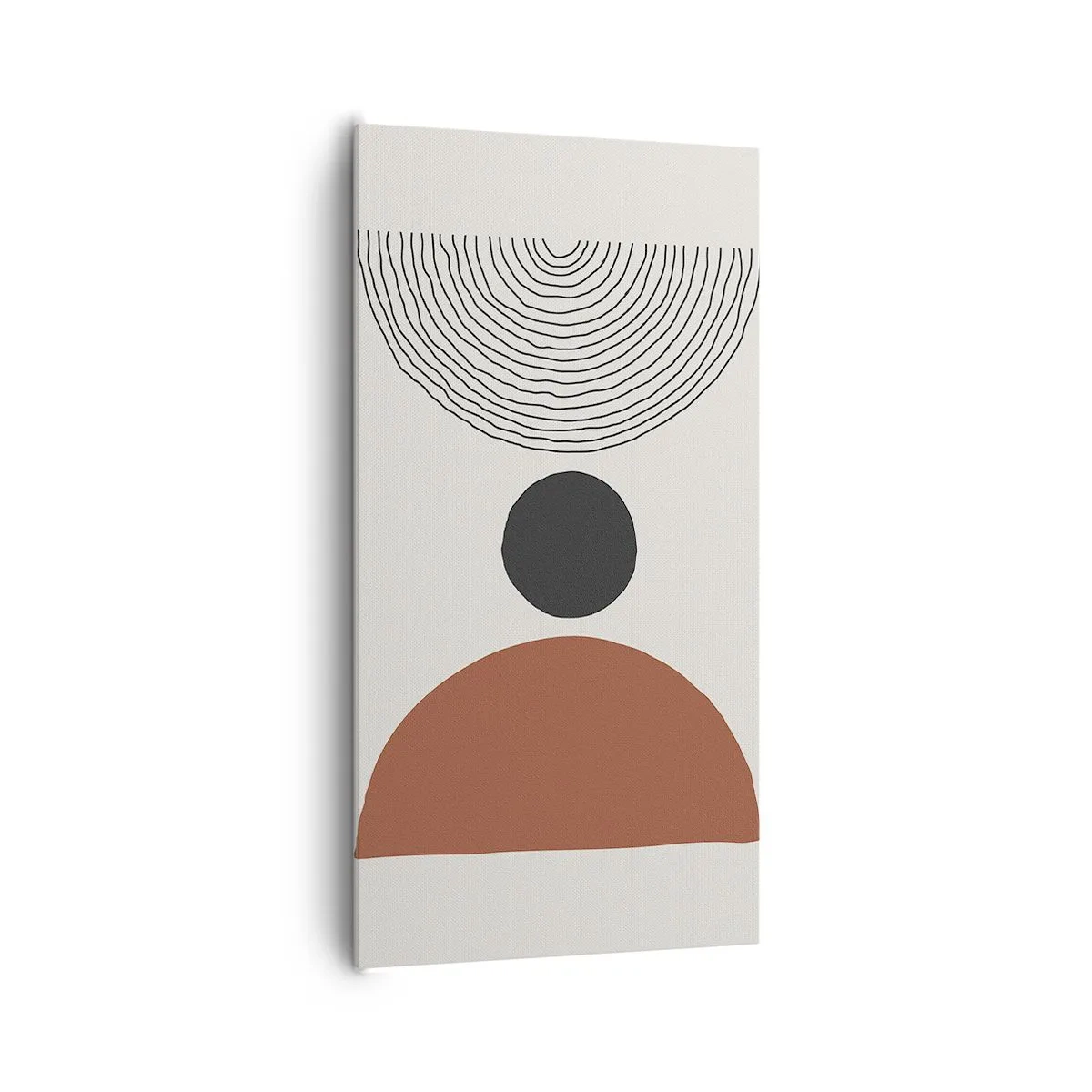 Bild auf Leinwand - Leinwandbild - Das Zentrum der Aufmerksamkeit - 65x120 cm