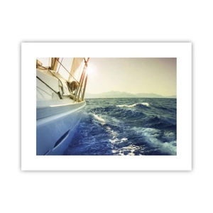 Poster - Auf ins Abenteuer - 40x30 cm