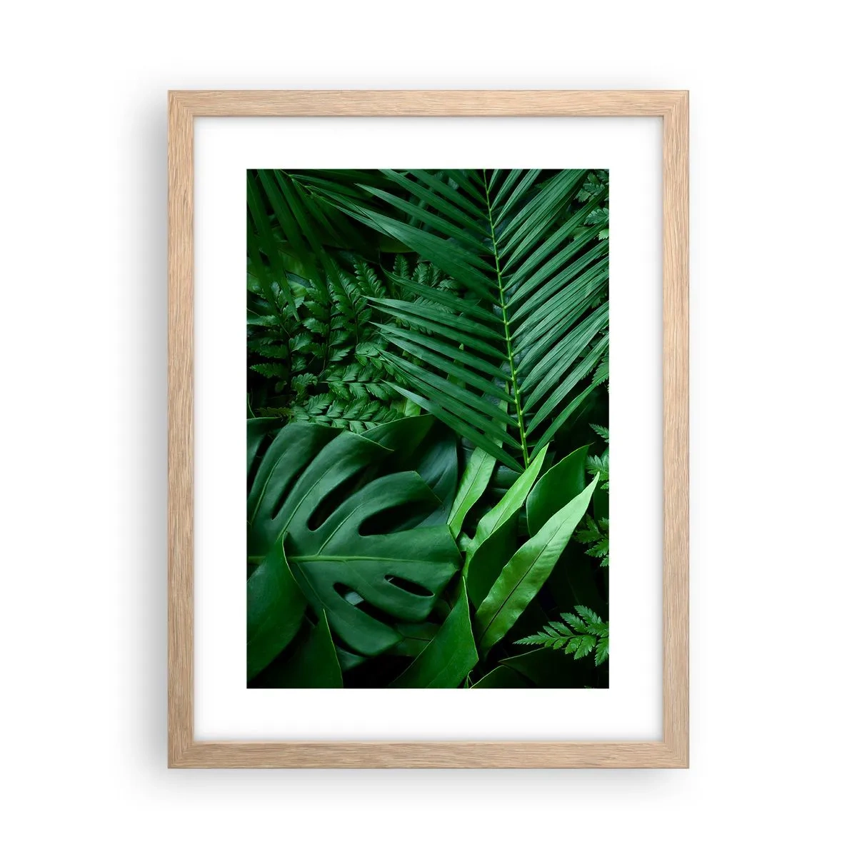 Poster in einem Rahmen aus heller Eiche - Eingebettet ins Grüne - 30x40 cm