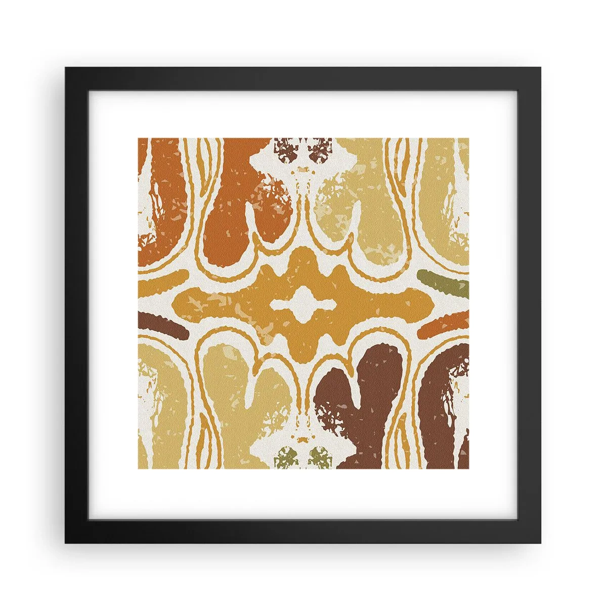 Poster in einem schwarzem Rahmen - Sentimentale Abstraktion - 30x30 cm