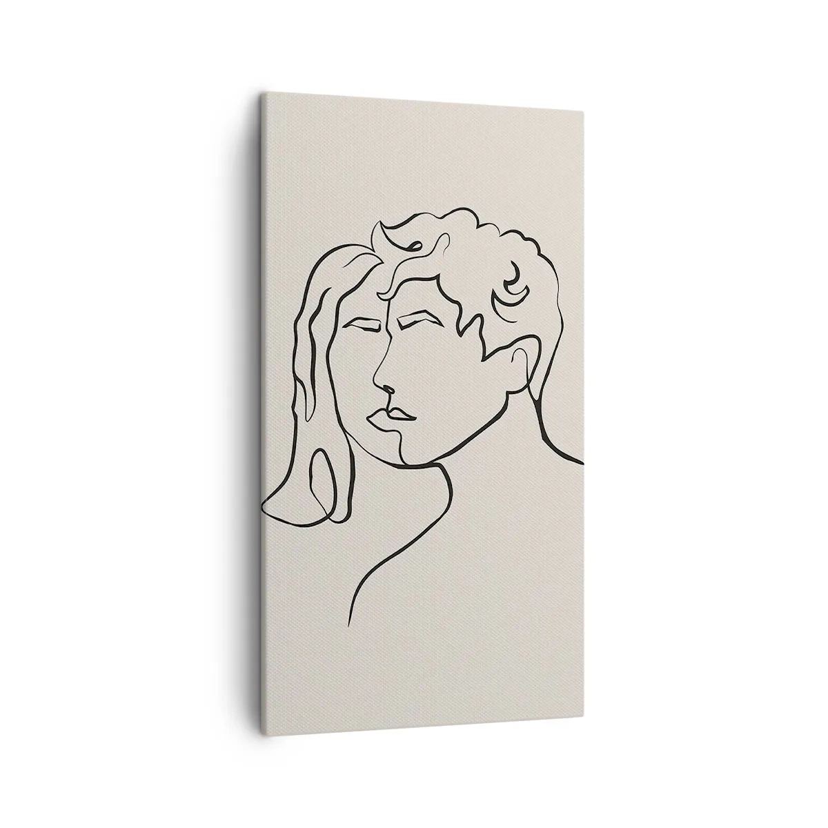 Bild auf Leinwand - Leinwandbild - Und es wurde Einheit - 45x80 cm