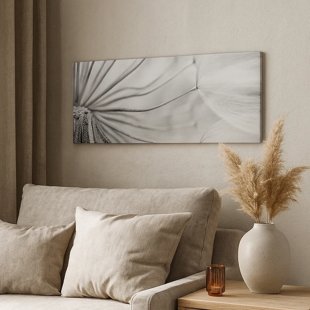 Bild auf Leinwand - Leinwandbild - Löwenzahn, Drachen - 30x30 cm