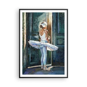 Poster in einem schwarzem Rahmen - Vor der Show - 70x100 cm