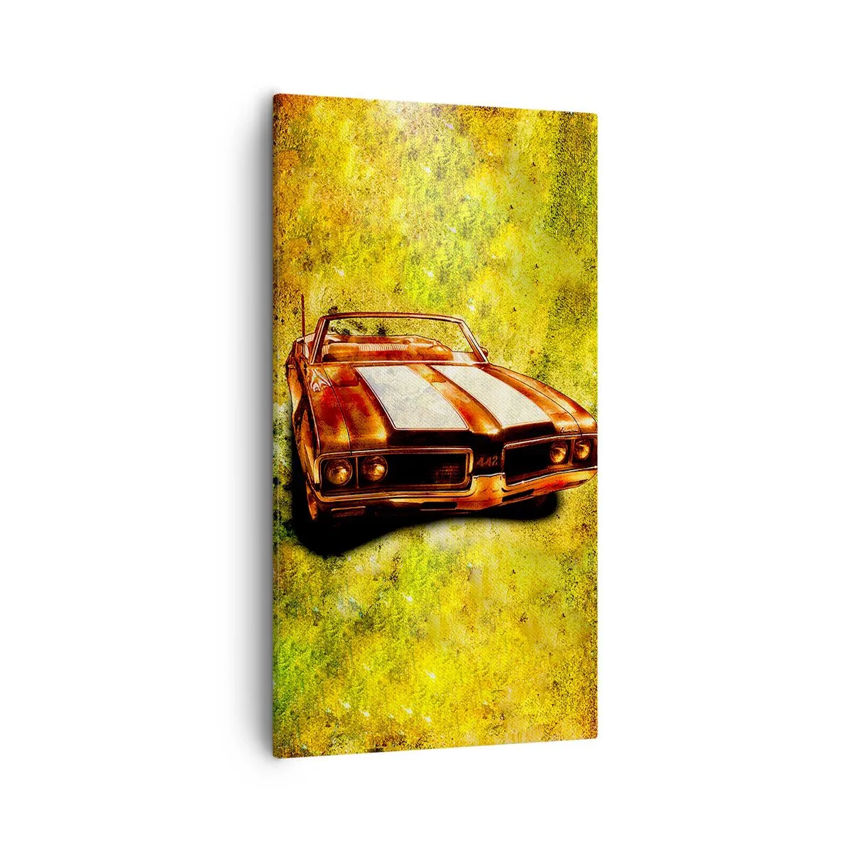 Bild auf Leinwand - Leinwandbild - In Formen verzauberte Kraft - 55x100 cm