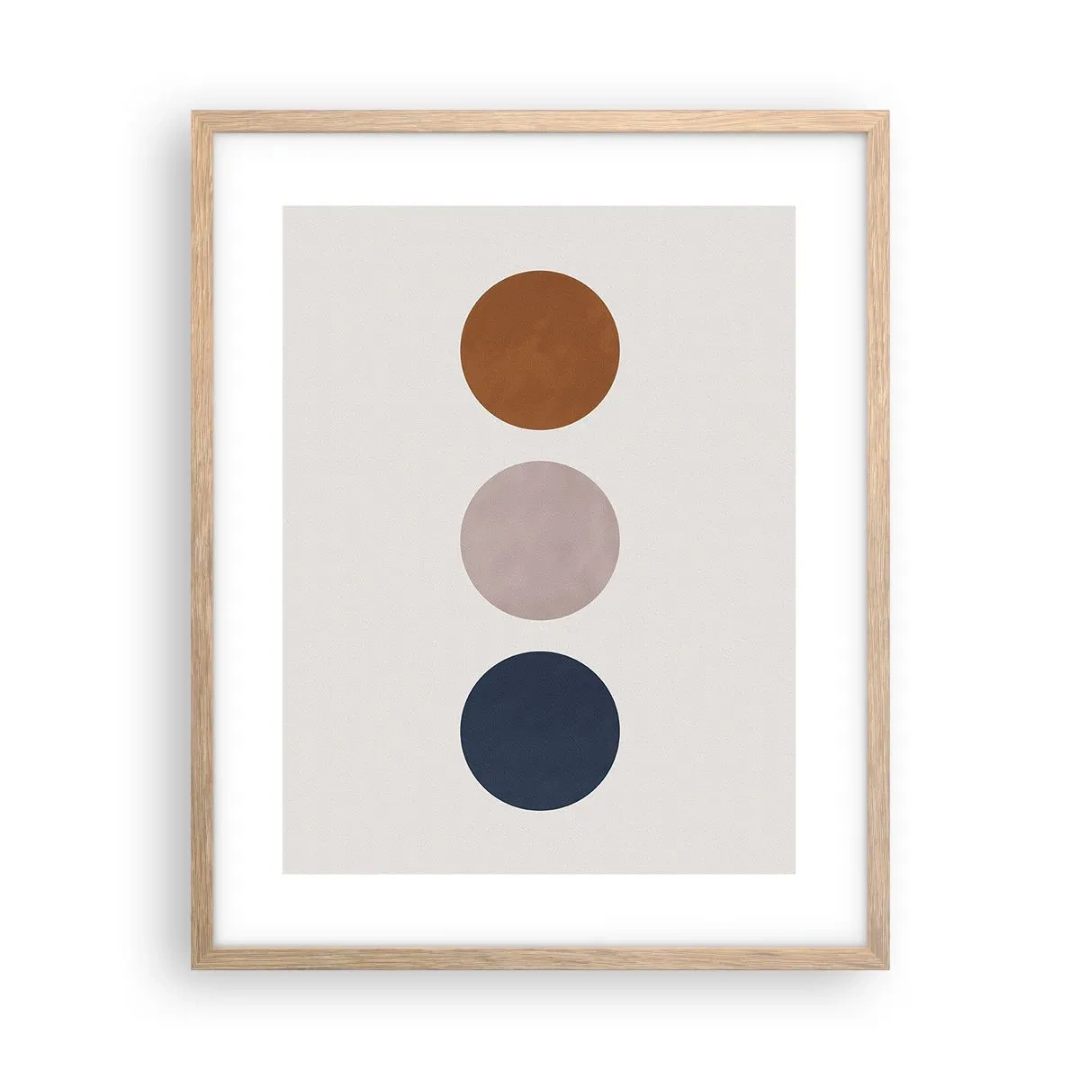 Poster in einem Rahmen aus heller Eiche - Ein Symbol für Exzellenz - 40x50 cm