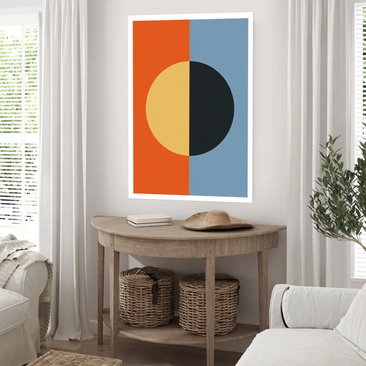 Poster - Eine Komposition aus Wärme und Kühle - 30x40 cm