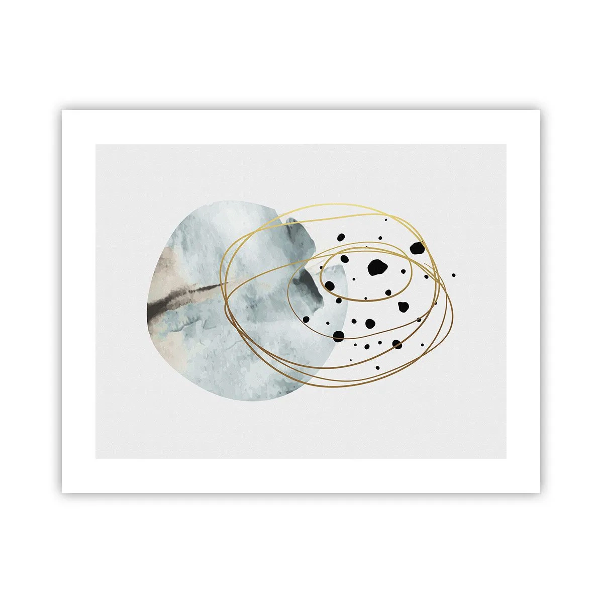 Poster - Vom Weltraum umarmt - 50x40 cm