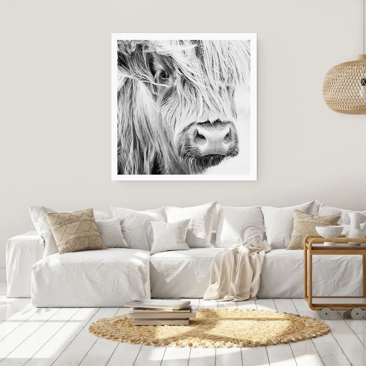 Poster - Schottische Wildheit - 50x50 cm