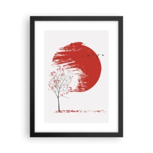 Poster in einem schwarzem Rahmen - Kennst du dieses Land? - 30x40 cm