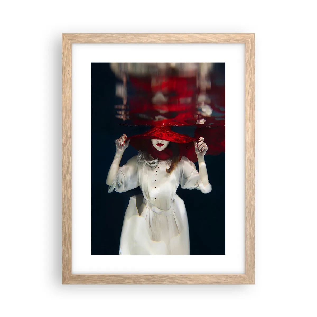 Poster in einem Rahmen aus heller Eiche - Boshafte Göttin in der slawischen Mythologie - 30x40 cm