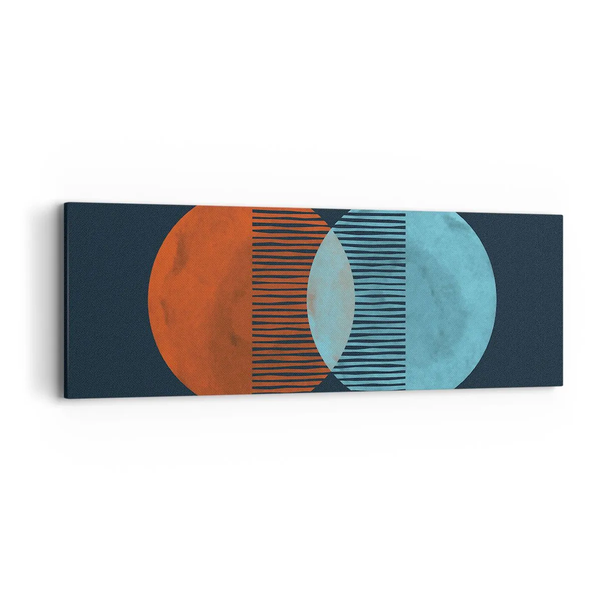 Bild auf Leinwand - Leinwandbild - Astronomische Fantasie - 90x30 cm