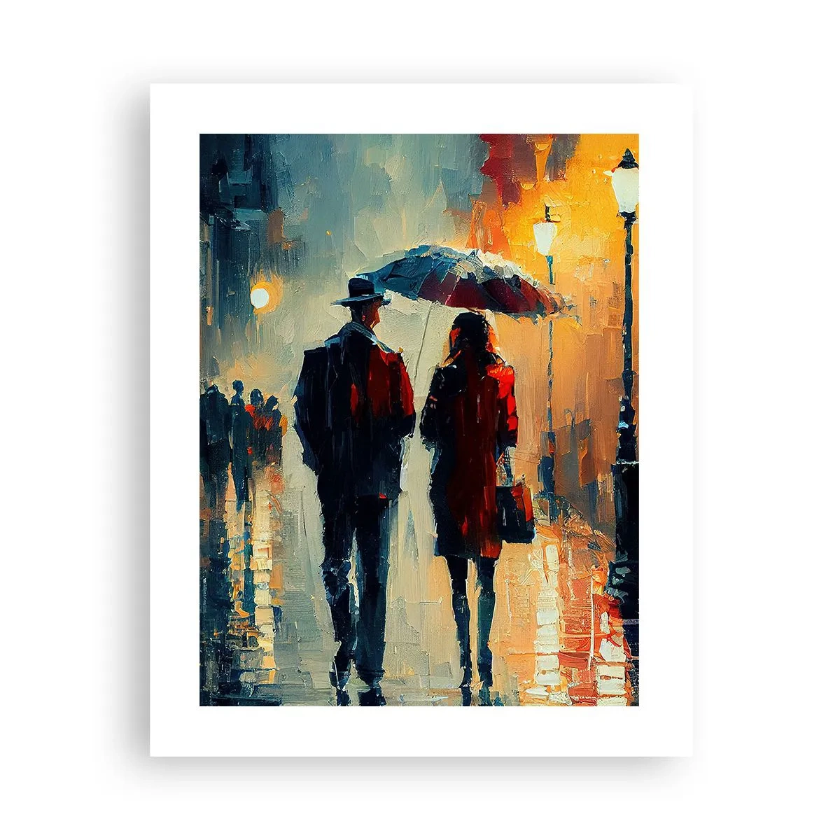 Poster - Urbane Liebesgeschichte - 40x50 cm