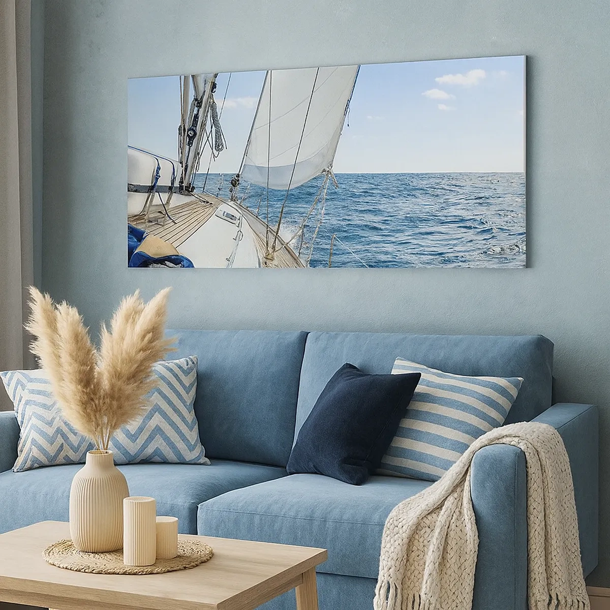 Bild auf Leinwand - Leinwandbild - Ahoi, Abenteuer - 30x30 cm