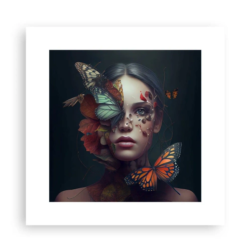 Poster - Wunderbare Metamorphose - 30x30 cm
