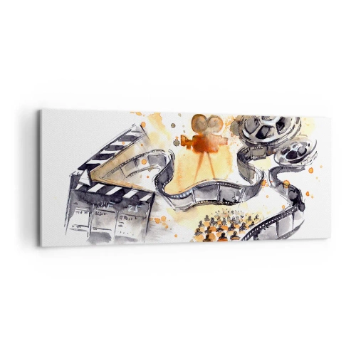 Bild auf Leinwand - Leinwandbild - Im Land der Träume - 100x40 cm