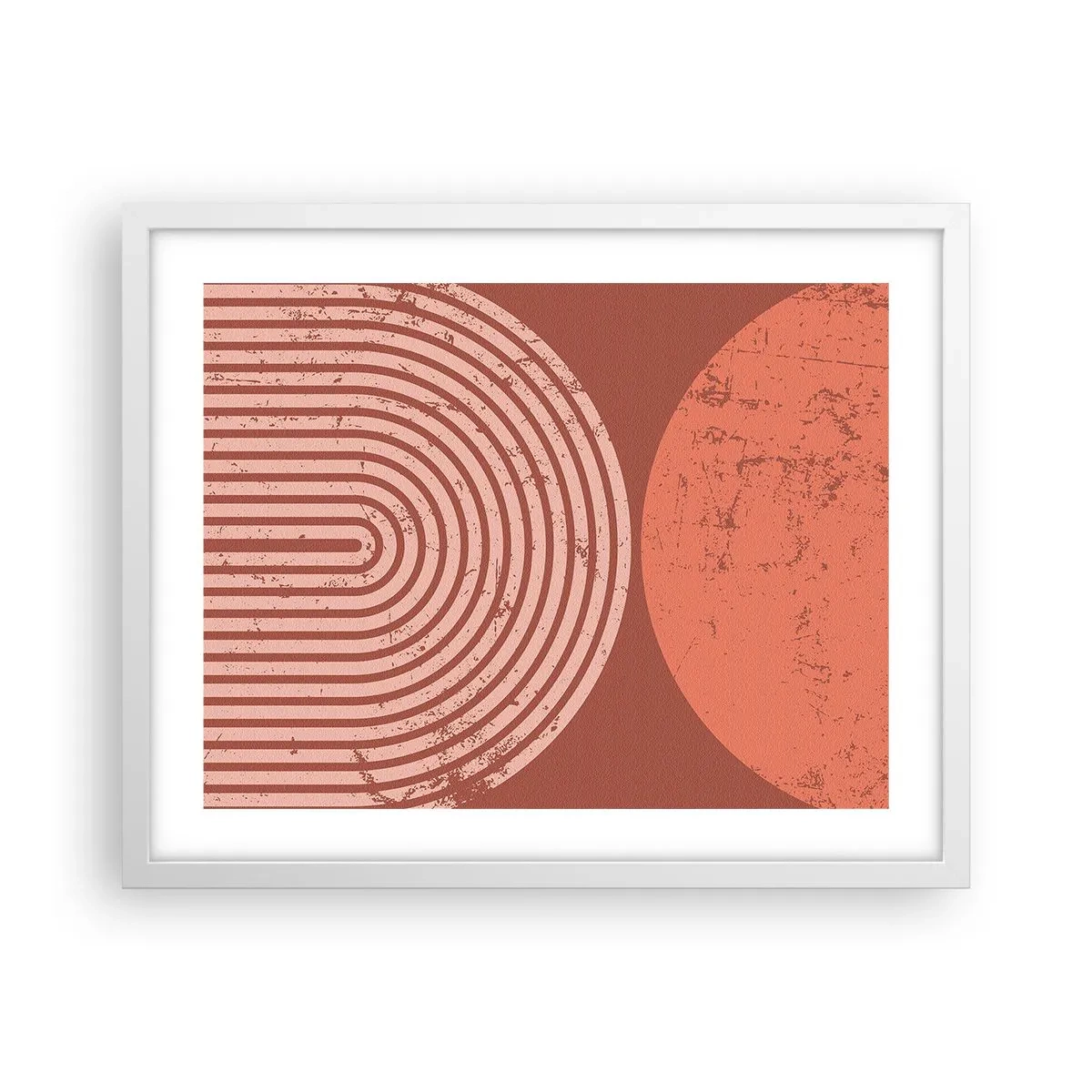 Poster in einem weißen Rahmen - Enge Beziehung - 50x40 cm