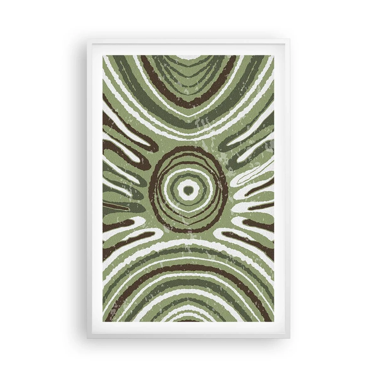 Poster in einem weißen Rahmen - Explosion von Emotionen - 61x91 cm