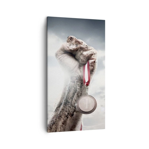 Bild auf Leinwand - Leinwandbild - Per aspera ad astra - 45x80 cm