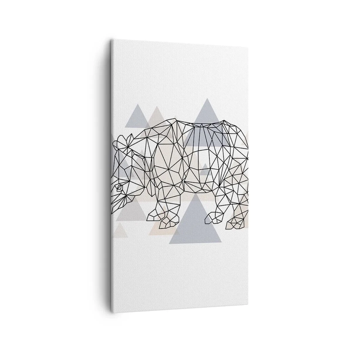 Bild auf Leinwand - Leinwandbild - Struktur der Stärke - 45x80 cm