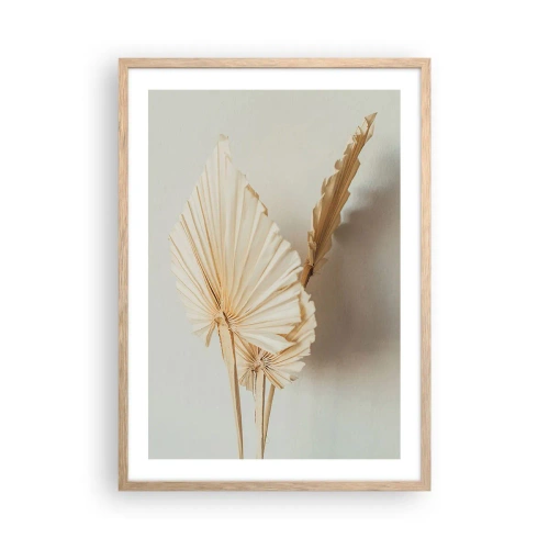 Poster in einem Rahmen aus heller Eiche - Wenn Sie Erleichterung brauchen - 50x70 cm