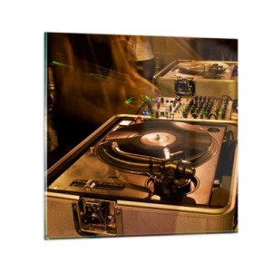 Glasbild - Bild auf glas - Kannst du die Kraft spüren? - 40x40 cm