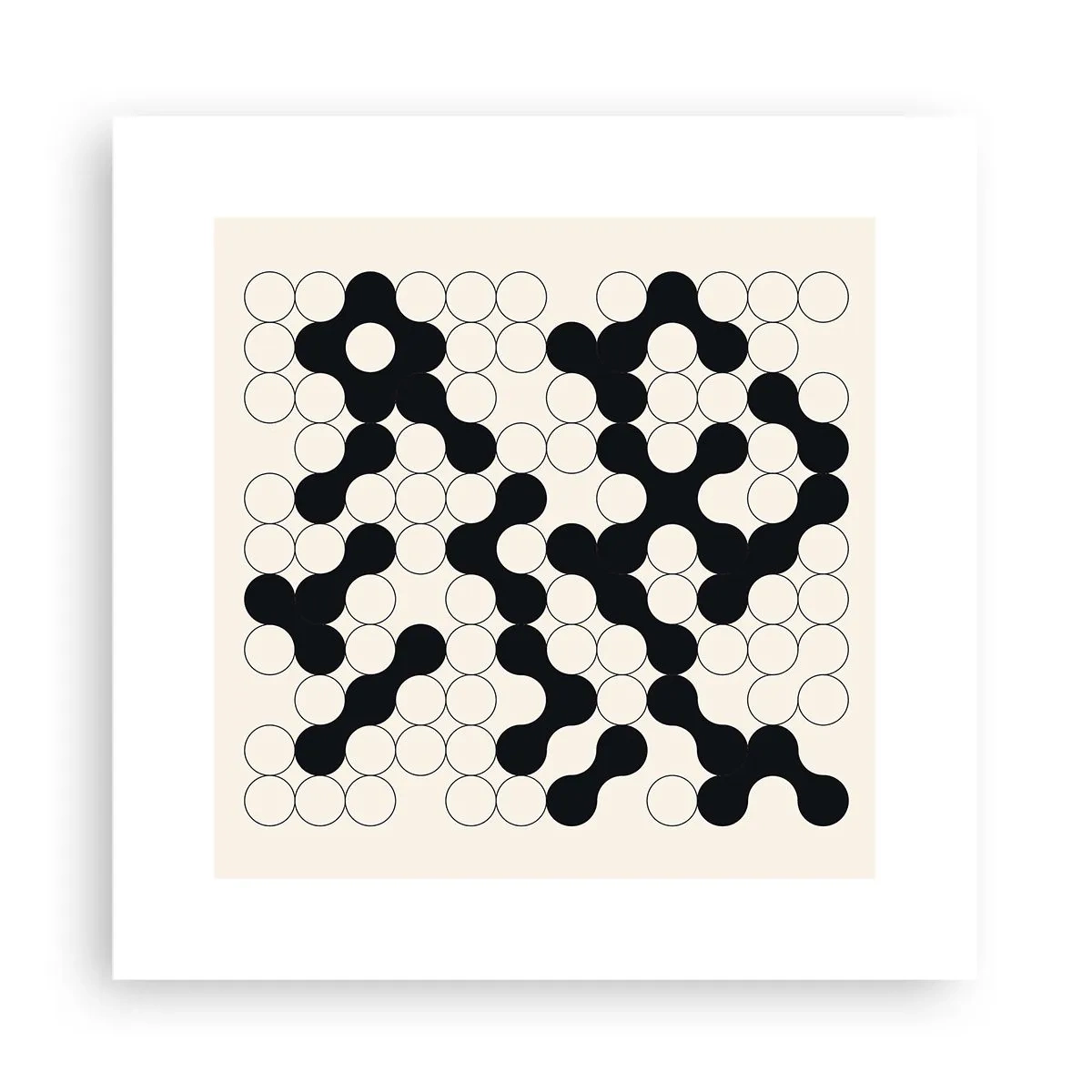 Poster - Chinesisches Spiel – Variation - 30x30 cm