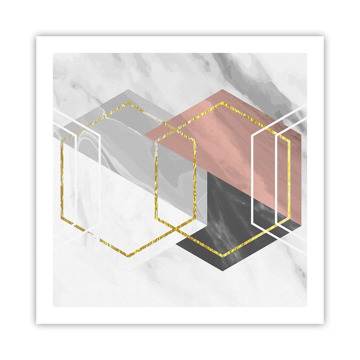 Poster - Kettenkomposition - 60x60 cm