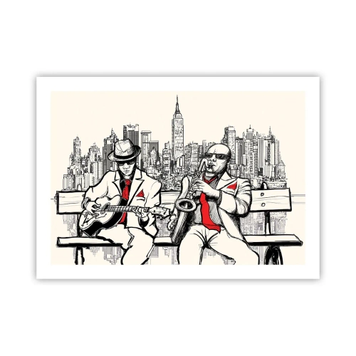 Poster - New Yorker Improvisation - 70x50 cm