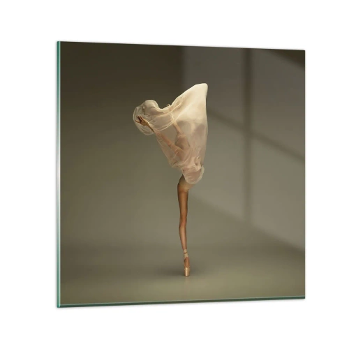 Glasbild - Bild auf glas - Es wird bald auffliegen - 70x70 cm