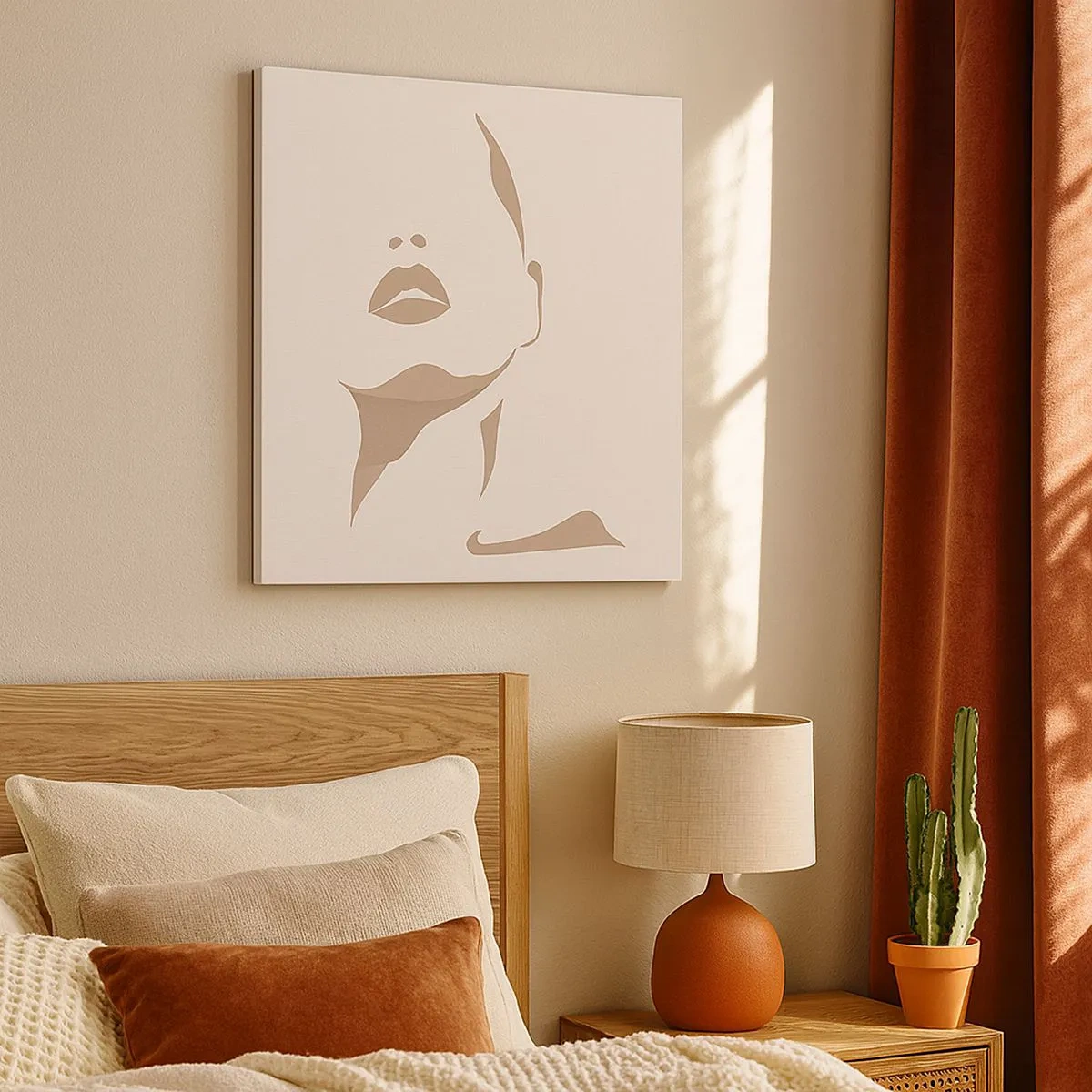 Bild auf Leinwand - Leinwandbild - Aus Licht und Schatten - 30x30 cm