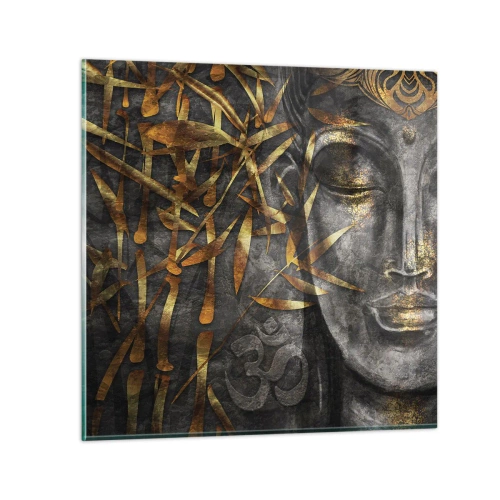 Glasbild - Bild auf glas - Fühle den Frieden - 60x60 cm