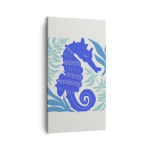 Bild auf Leinwand - Leinwandbild - Auf einer Unterwasserwiese - 45x80 cm