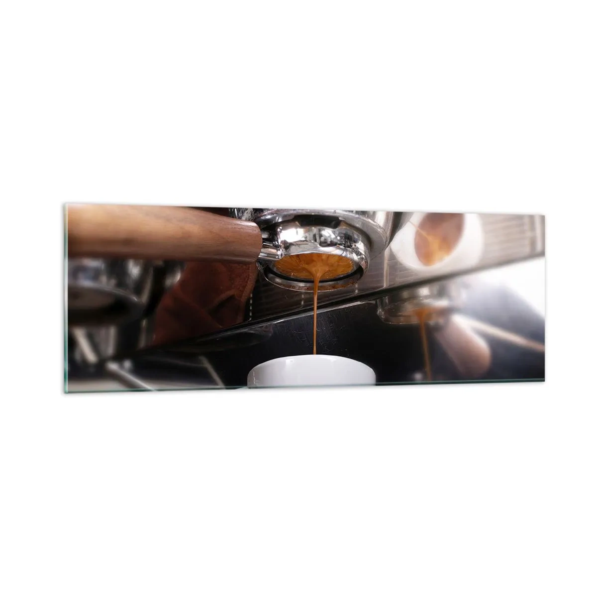 Glasbild - Bild auf glas - Gute Zeit des Tages - 90x30 cm