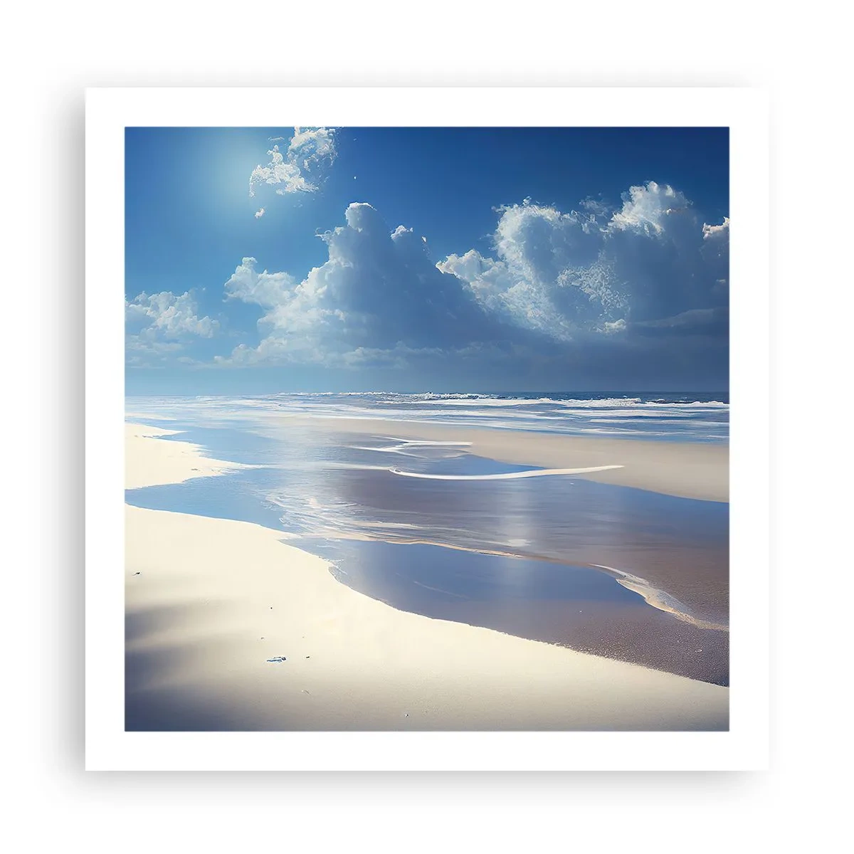 Poster - Paradiesischer Urlaub - 60x60 cm