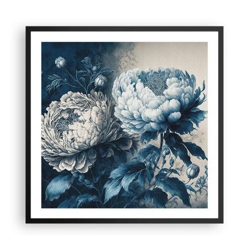 Poster in einem schwarzem Rahmen - Passendes Paar - 60x60 cm