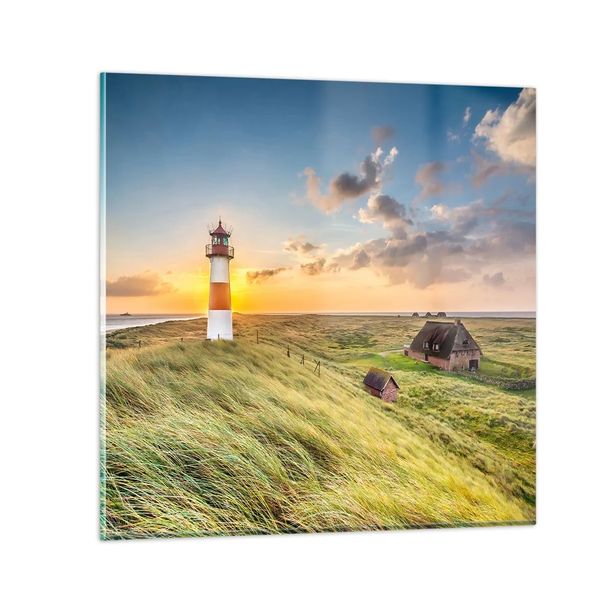 Glasbild - Bild auf glas - Zwischen den Wellen - 40x40 cm