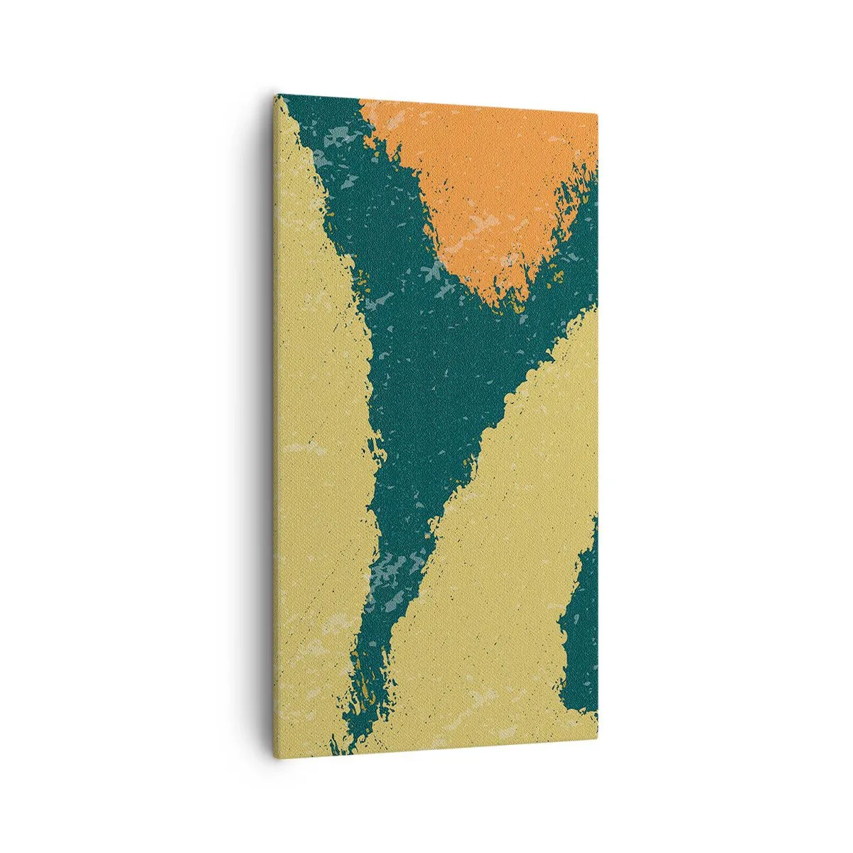 Bild auf Leinwand - Leinwandbild - Abstraktion – langsame Bewegung - 55x100 cm