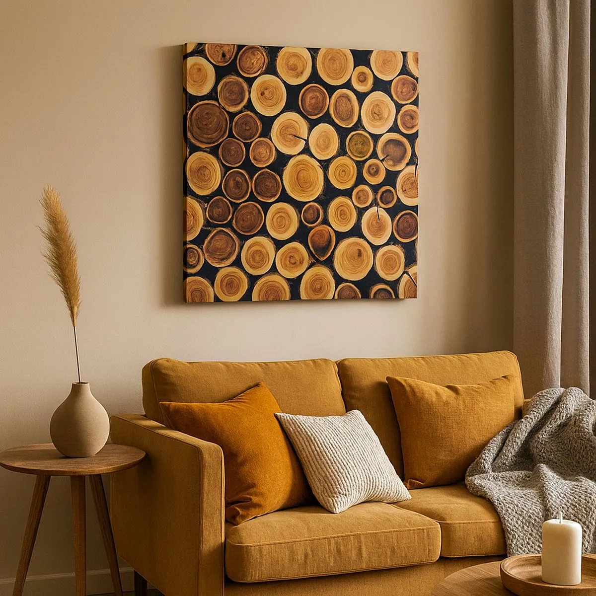 Bild auf Leinwand - Leinwandbild - Wie alt sehe ich aus? - 30x30 cm