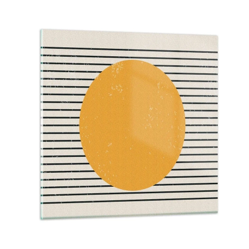 Glasbild - Bild auf glas - Die Kraft der Einfachheit - 70x70 cm