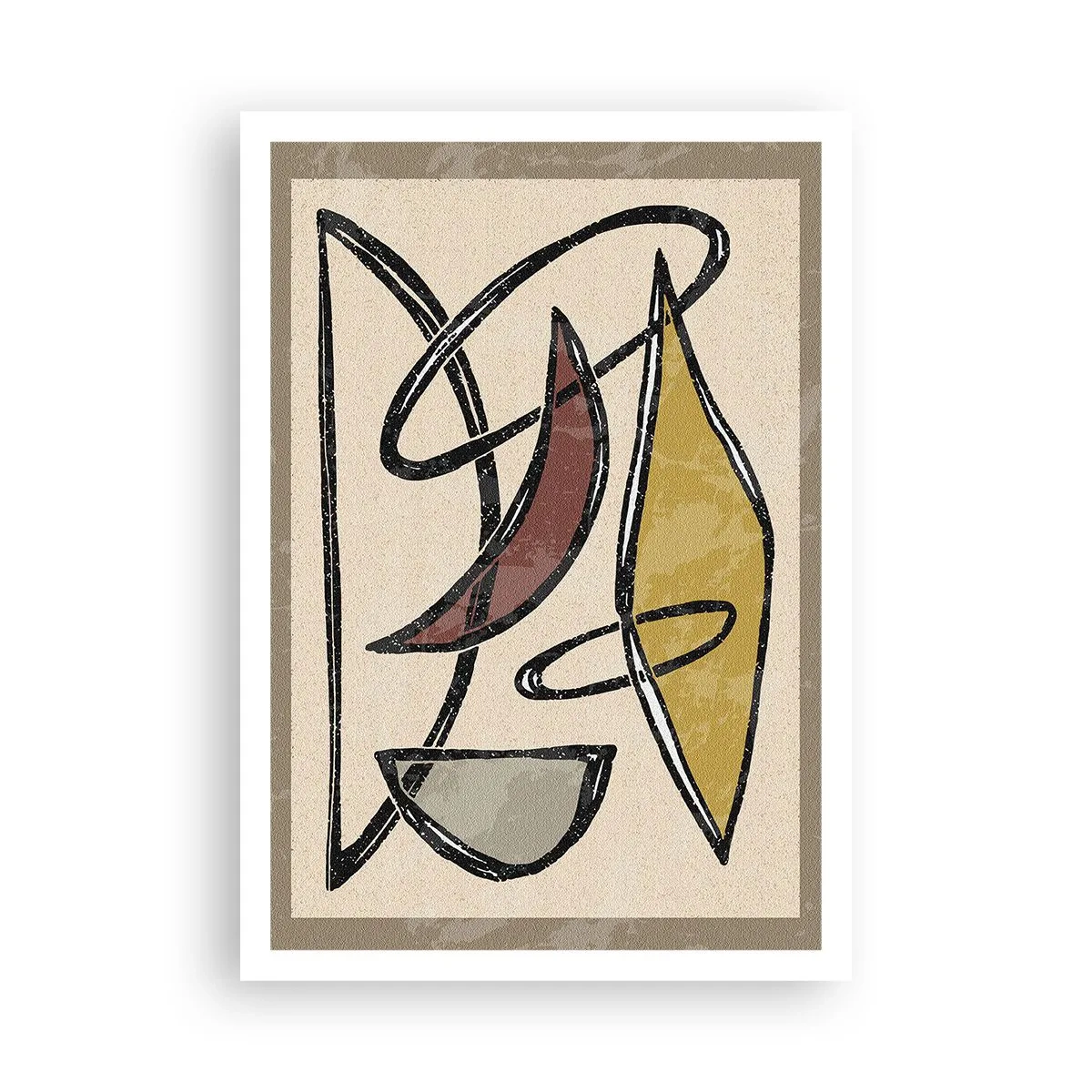 Poster - Vertikale und Horizontale - 70x100 cm