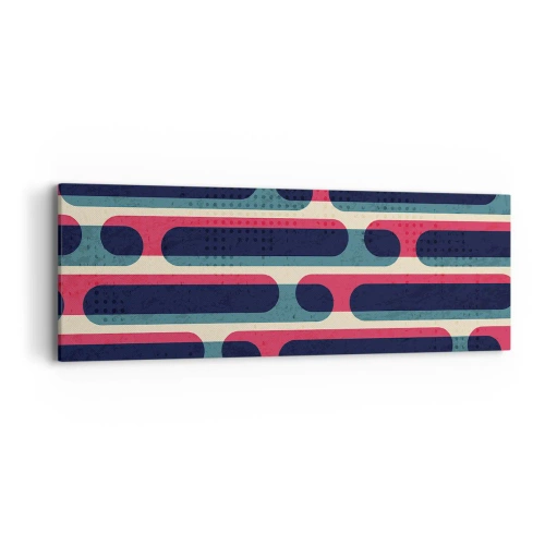 Bild auf Leinwand - Leinwandbild - In die Tiefe und vorwärts - 90x30 cm