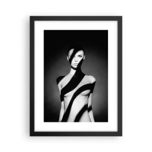 Poster in einem schwarzem Rahmen - In Glanz und Schatten - 30x40 cm