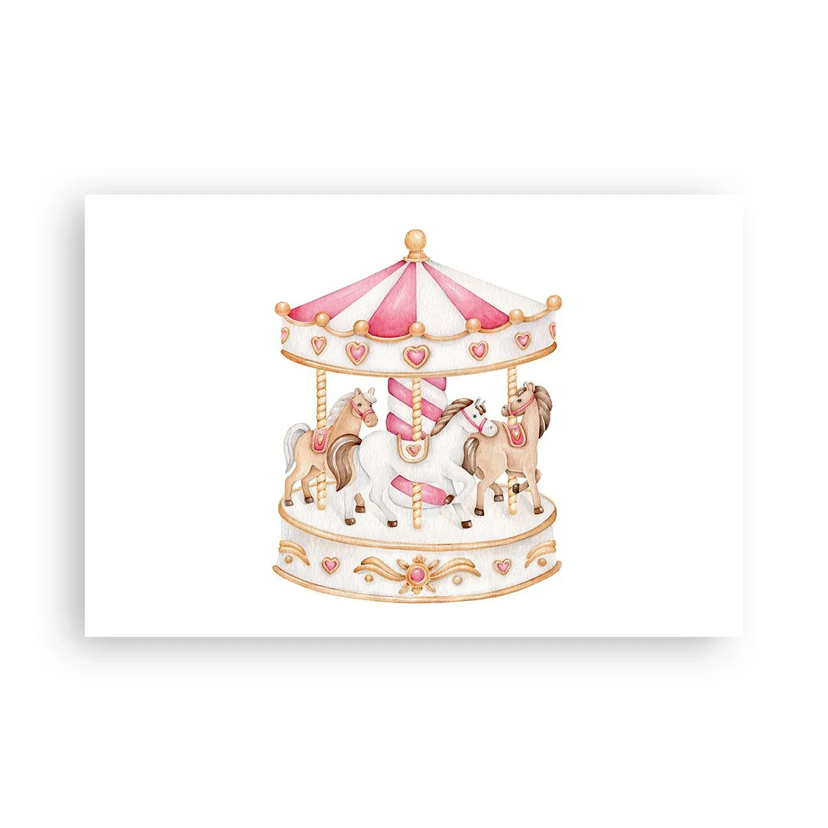 Poster - Süße Welt der Kindheit - 91x61 cm