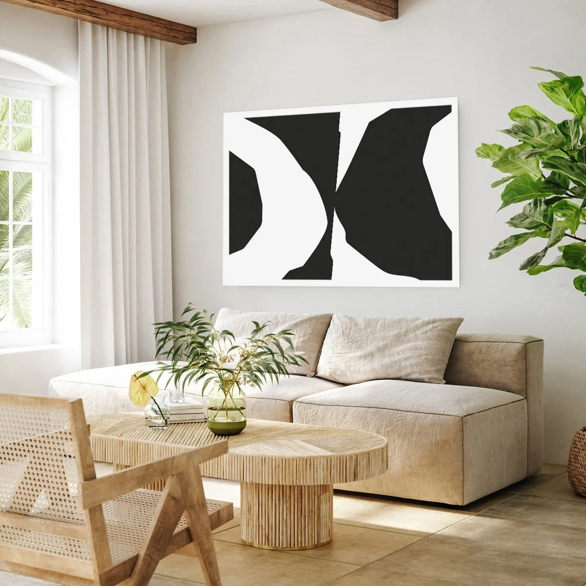 Poster - Positiv negativ - 70x50 cm