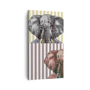 Bild auf Leinwand - Leinwandbild - Von Natur aus elegant - 45x80 cm