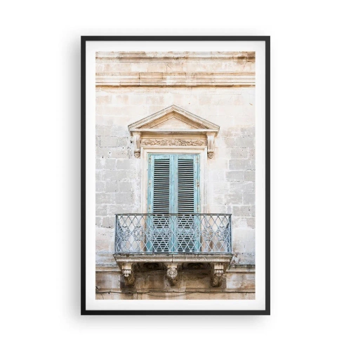Poster in einem schwarzem Rahmen - Der einzigartige Charme Italiens - 61x91 cm