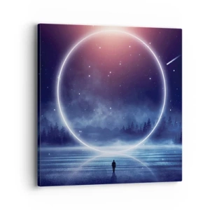 Bild auf Leinwand - Leinwandbild - Sie sind schon da ... - 40x40 cm