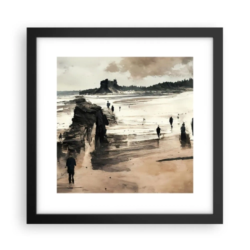 Poster in einem schwarzem Rahmen - Einberufen - 30x30 cm