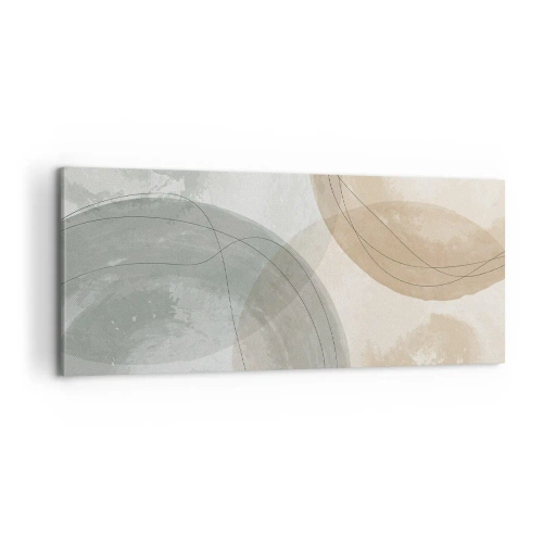 Bild auf Leinwand - Leinwandbild - Welten durchdringen - 100x40 cm