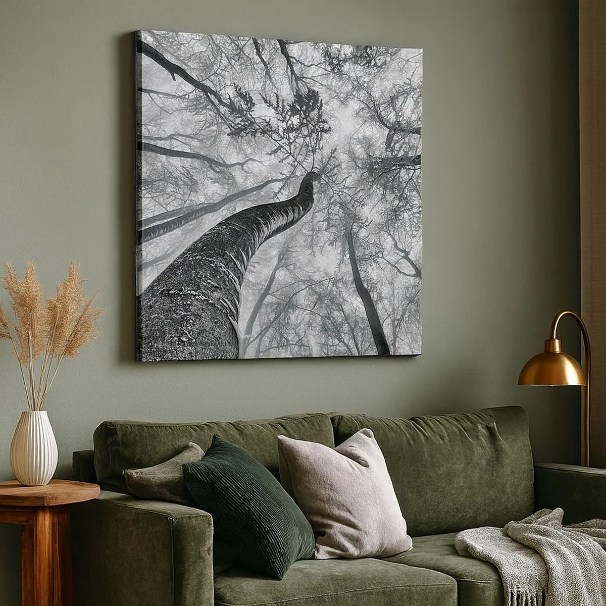 Bild auf Leinwand - Leinwandbild - Rennen zum Licht - 30x30 cm